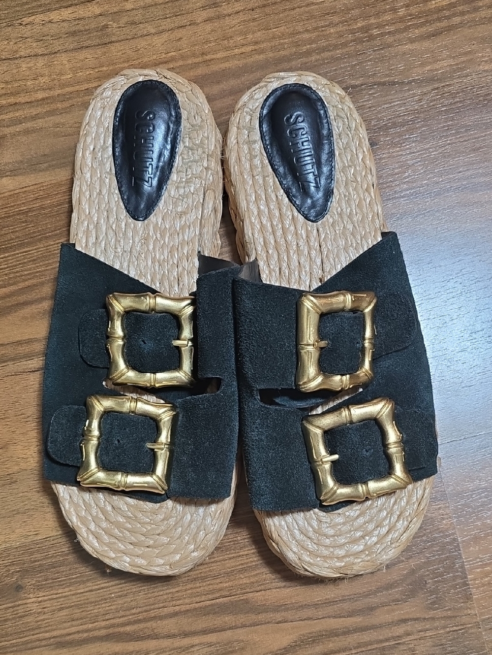 Schutz Enola Rope Flat Sandal Slide